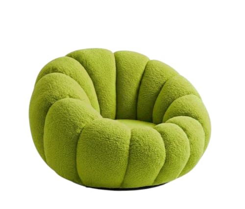 Image of CRAFTCITY 1 Seater Pumpkin Sofa with Ottoman /Stool |Accent Chair Set