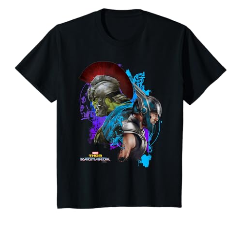 Image of Marvel Thor Ragnarok Hulk Profile Game Faces Kids T-Shirt T-Shirt