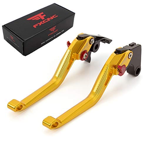 FXCNC Racing Motorcycle Adjustable Brake Clutch Levers for Yamaha YZF R1 2004-2008, YZF R6 2005-2016, R6S CANADA VERSION 2006, R6S EUROPE VERSION 2006-2007