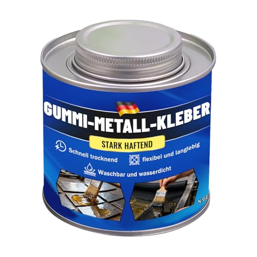 OWOAOOwl - 230g Klebstoff für Gummimatten, Kontaktklebstoff,Gummi-Metall-Klebstoff, Extrem Starker Alleskleber für Leder, Filz, Dämmmaterialien, Textilien, Holz Dauerelastisch Haftstark und Schnellhärtend