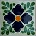 2x2 36 pcs Tlaquepaque Talavera Mexican Tile