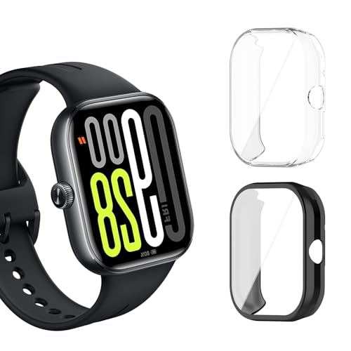 [Ceiband] Xiaomi Redmi Watch 5 �Ή� �P�[�X ��̌^ �V���I�~ mi redmi watch 5 �p �ی�P�[�X �J�o�[ TPU�t�B���� �S�ʕی� �����ȒP �����ߗ� �\�t�g �w��h�~ �ϐF�h�~ �h���h�o �ϏՌ� �ی�t�B����