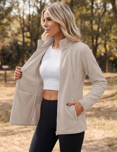 Zeagoo Fall Jackets for Women 2026 Fleece Outwear Zip Up Winter Coats - image 4