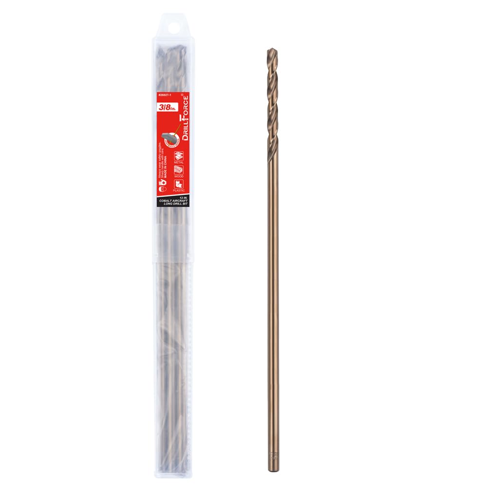 Cobalt Drill Bits Set - 5PCS for Metal, Plastic & Wood -15