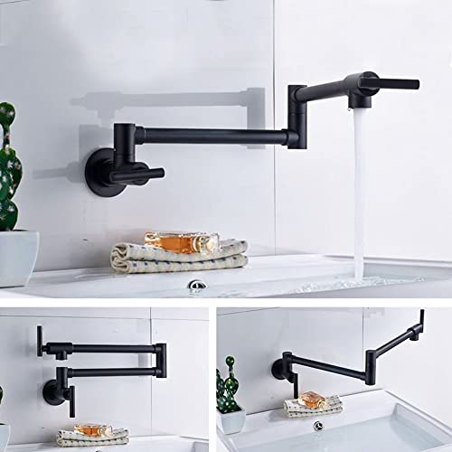 Grifo de cocina para ventanas bajas y fregaderos con poco espacio vertical 6