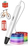 Bulaida 3D Printing Pen with LED Display, 1.75mm 3D Drawing Pen with 10 Colors PLA Filaments, Stencil Template, Charger, Art & Craft Kit, Cool Stuff