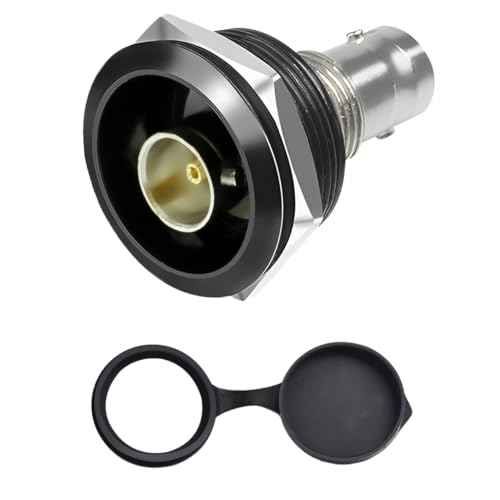 Conector BNC 75 Ohm Panel Mujer a Mujer con Cubierta miniatura 5