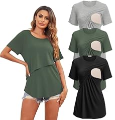 3pcs- Black + Light Grey + Deep Army Green