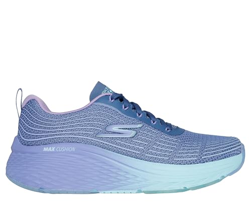 Skechers Women's Max Cushioning Elite 2.0 Speed Play Sneaker, Blue/Lavender, 8