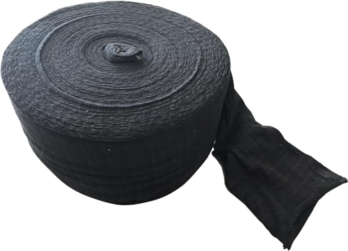 BALSAT | Funda de algodón para jamones - Bobina de 10 Kg. / Aproximadamente 100 metros para 11 jamones (Negro)
