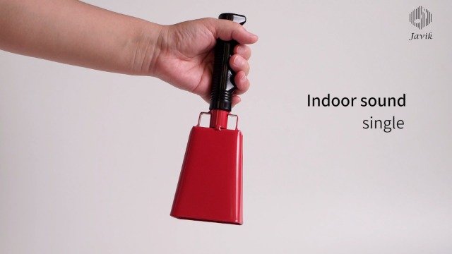 2 Pack Steel Cowbells With Handles - 8.86 Inch Loud Noise Makers For Sports Events