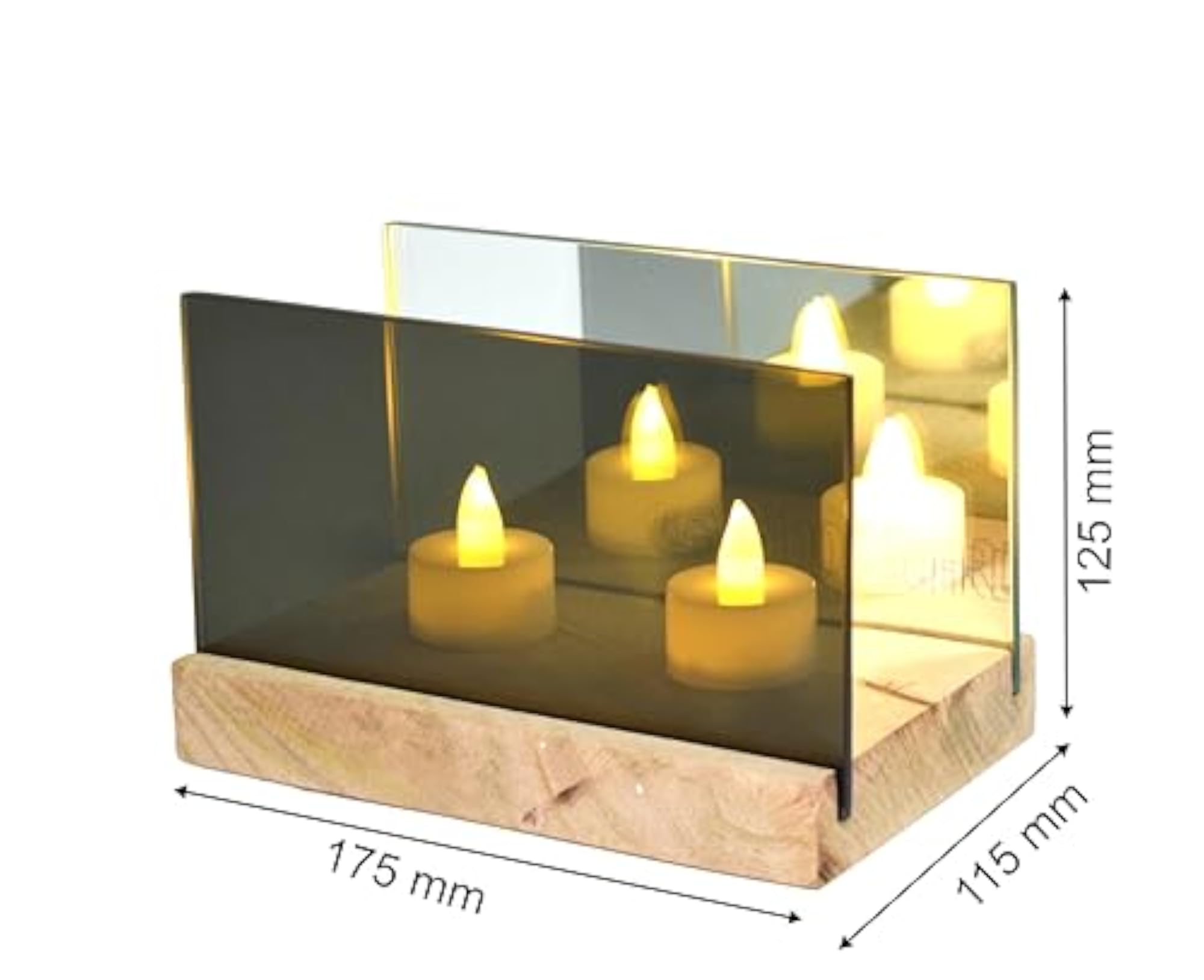 Magical Infinity Mirror LED Tea Light Set, Decorative Lights