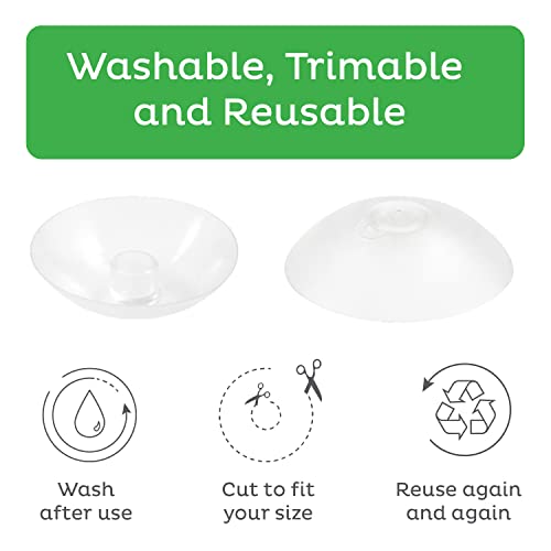 Cache-tétons de cyclisme anti-irritation Ride en silicone transparent