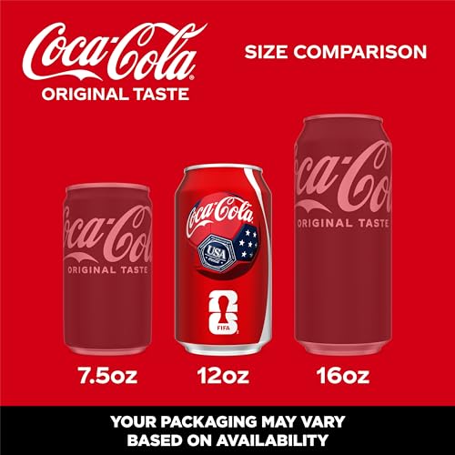 Image of Coca-Cola Fridge Pack Soda Soft Drink, 12 fl oz Cans, 12 Pack - Classic Cola Soda Cans