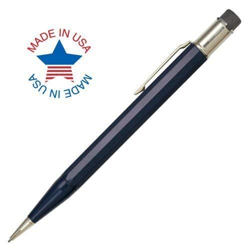 AutopointÂ Jumbo All-AmericanÂ Pencil, 0.9mm tip, Paneled Barrel, Dark Blue, American Made (30010DB)