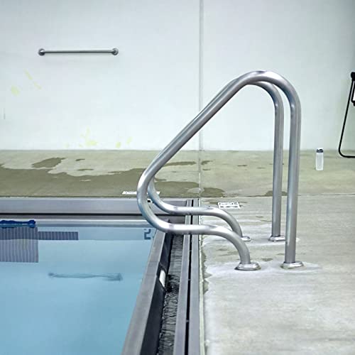 Set de 2 barandas para piscina de acero inoxidable miniatura 6