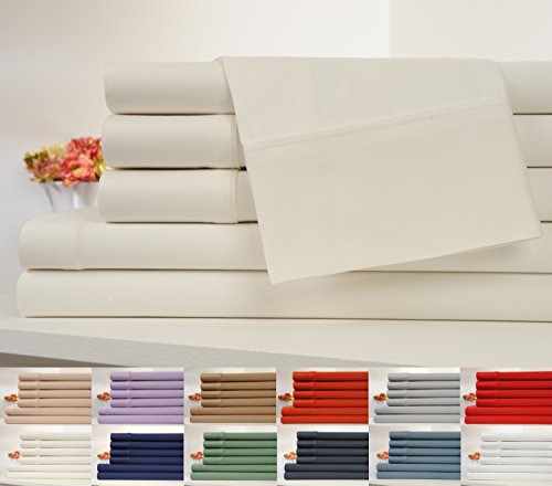Cifelli Home 6 Piece OrganicPro 100% Certified Organic Cotton Queen Bed Sheet Set