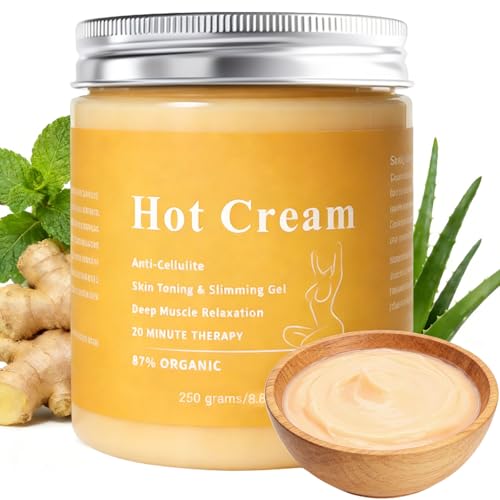 UNOISETION Hot Massage Cream - Anti-Cellulite Hot Cream Deep Muscle Relaxation Body Cream for Sore Muscles - Skin Toning Body Slimming Skin Tightening