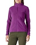 Outdoor Ventures Womens Fleece Jackets Ladies Lightweight Warm Full Zip Coat Soft Outerwear Running Jacket With 4 Large Pockets Purple L