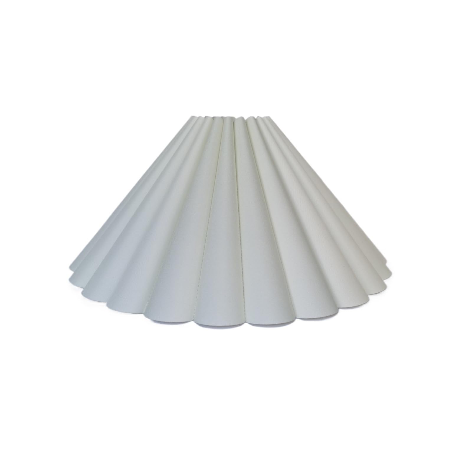 Luxemetals Off White Petal Fabric Lampshade E26 E27- Used For Desk Lamps And Floor(Off White)