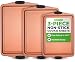 Produktbild NutriChef 3-teiliges Backformen-Set  PFOA, PFOS, PTFE-frei, flexibel, antihaftbeschichtet, Karbonstahl, Backformen-Set für Zuhause, Küche, Keksblech, stapelbares Backblech-Set mit schwarzen