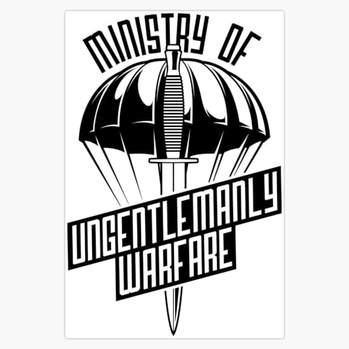LAD Studio Ministry of Ungentlemanly Warfare Sticker Bumper Sticker Vinyl Decal 5