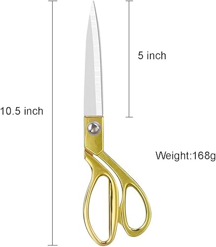 Miniatura 9 de Tijeras de corte de cinta de 10.5 pulgadas, tijeras de metal resistente, tijeras grandes para ceremonia de corte de cinta, tijeras profesionales