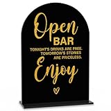 【Unique Design】: Arch wedding decoration is a new trend, minimalism will never go out of style. We love the clean lines of these arch acrylic wedding signs! This wedding sign will be the perfect addition to any rustic, vintage, country, garden or woo...