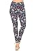 Creamy Soft Premium Women's Leggings Sugar Skull Kitty Cats Regular Size, High Rise, Stretchy & Comfortable Fit - by USA Fashion™