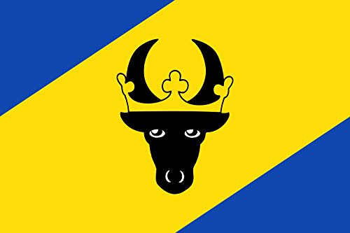 Drapeau de Parchim de qualité supérieure avec œillets renforcés - 2
