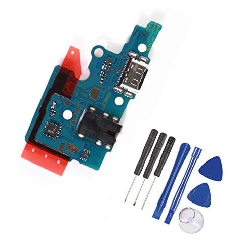 ALAMSCN Charging Port Dock Connector for Samsung Galaxy A70 A705 Charging Port Flex Cable Replacement with Repair Tool Kits Cover