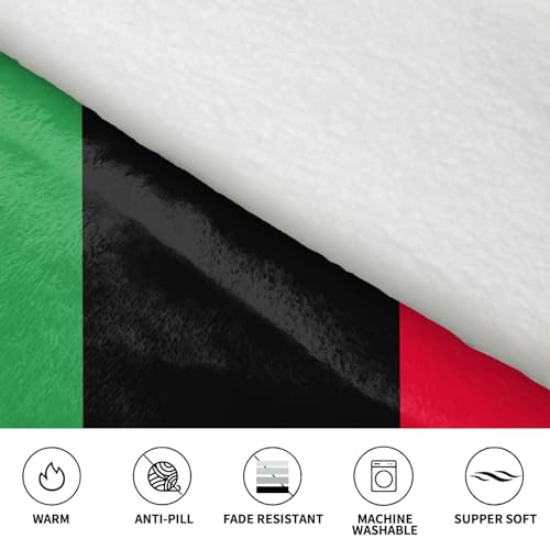 Couverture à capuche adulte douce et chaude avec imprimé drapeau