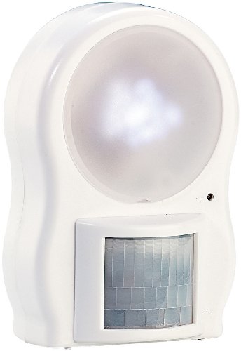 Preisvergleich Produktbild Lunartec Lampe Bewegungsmelder: LED-Leuchte mit Bewegungs- und Dämmerungssensor, Batteriebetrieb (LED Leuchte mit Bewegungsmelder)