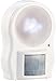 Produktbild Lunartec Lampe Bewegungsmelder: LED-Leuchte mit Bewegungs- und Dämmerungssensor, Batteriebetrieb (LED Leuchte mit Bewegungsmelder)