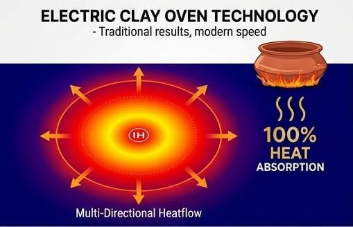 Image of 3500W Portable infrared Induction Cooktop, Electric Induction Cooker with Touch Control & Rotary Knob, LED Display, Timer, 6 Preset Cooking Modes, Overheat Protection, Stainless Steel Body