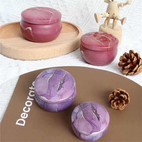 Pots à Bougies Multicolores en Aluminium 2.2oz avec Couvercles pour DIY - 6