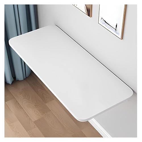 Escritorio plegable para computadora montado en la pared, versátil mesa de ahorro de espacio para cocina, fácil de instalar, mesa de comedor de piedra negra, estante de pared, mueble compacto para