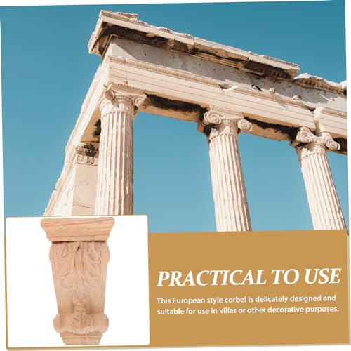 HOMOCONO Holzdekorative Säulenstütze Aus Massivem Holz Europäischer Stil Geschnitzt Für Villen -dekoration Praktische Und Möbelverzierung