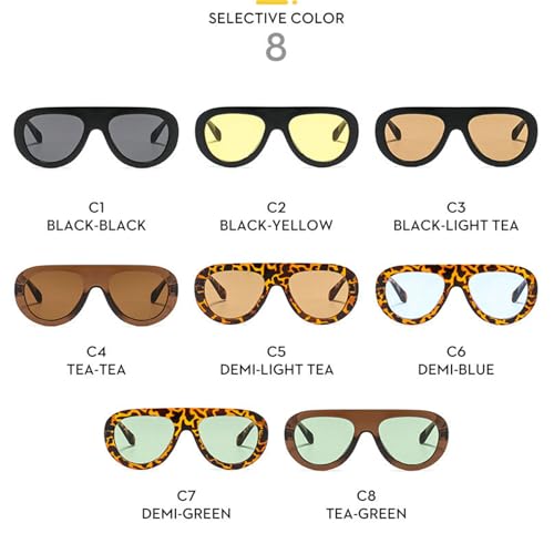 willochra Vintage Oversized Pilot Sunglasses Women For Men Shades Big Frame Trending Popular black Sun Glasses UV4004