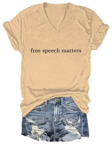 Free Speech Matters Shirt Men Women Graphic Short Sleeve T-Shirt Tee, Free Speech Shirt