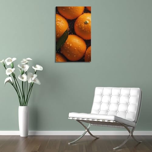 Affiche murale moderne combinaison de rosée, tableau suspendu haute finition - 5