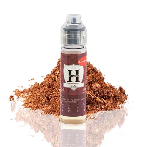 E-liquid HERRERA BOJ 40ml - Concentrado - Sabor a Extracto natural de tabaco variedad North American...