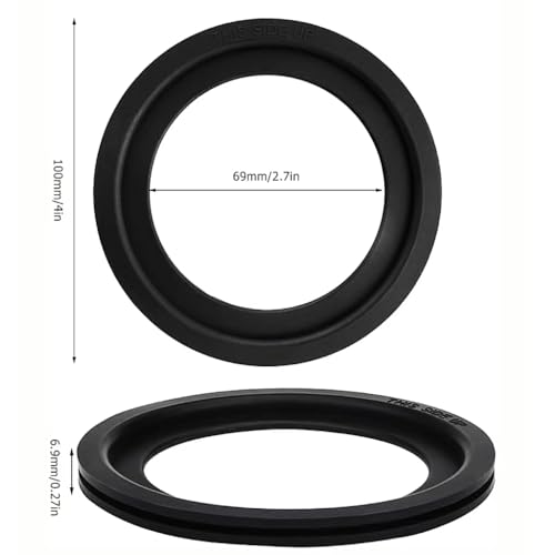 Image of 385311658 Flush Ball Seal Gasket Replacement for 300 /310 / 320 RV Toilets, Motorhome Camper Trailer Toilets, Pack of 2