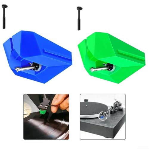 Aguja AT-VMN95E compatible con AT-LP120X de punta elíptica azul 7