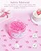 200 Pcs Mini Pacifiers Baby Shower Games, 0.86'' Acrylic Pacifiers in Clear Jar, Chupones para Baby Shower Pacifier for Party Favors, Table Scatter, Gender Reveal Decoration DIY Craft(Pink)