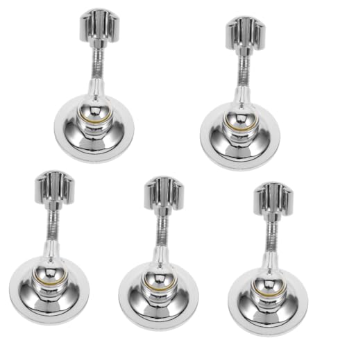 Soporte de ducha ajustable adhesivo sin taladro para alcachofa de baño paquete de 5 piezas 2