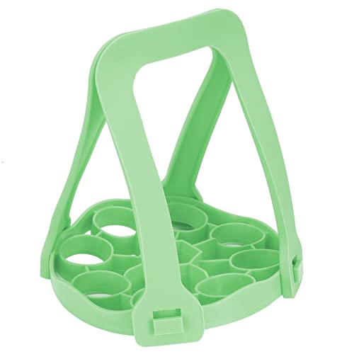Centera de olla a presión, Silicona BakeWare Presión Presione Partera LIBETOR RABA DE POTA Vapor Vaporizador de vapia de vaporera Panar compatible con 6-8 Qt Instants Pot y ollas (Verde)