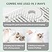Cat Steam Brush, 3 In 1 Self Cleaning Pet Spray Hair Removal Comb Anti-Lost Pet Pendant, Cat Brush for Indoor for Shedding, Waterproof Grooming Brushes for Long Short Haired