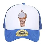 Gravity Threads Ice Cream Cone Patch Trucker Hat - Royal/White