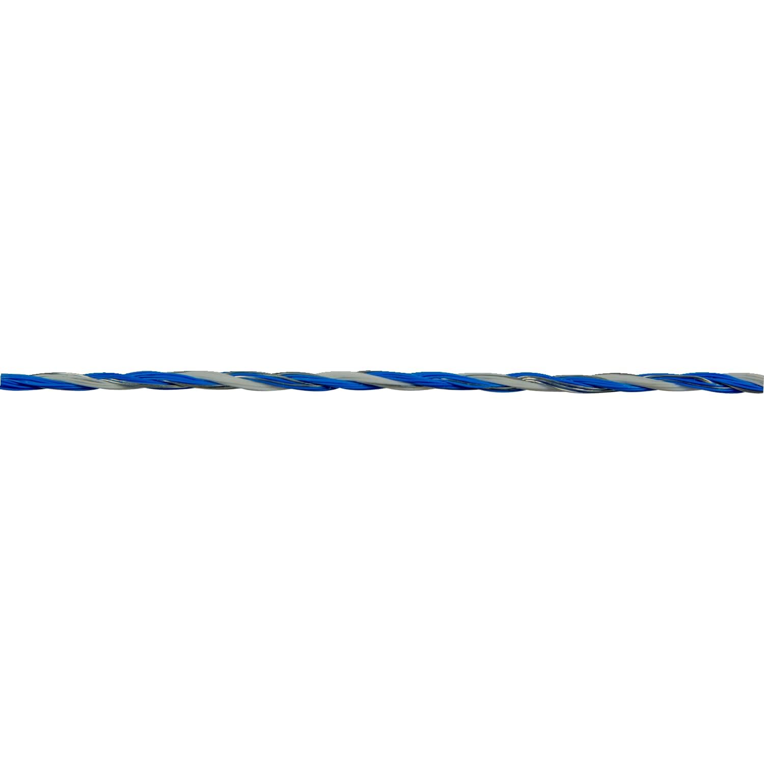 Horizont Hotshock W9-R filo per recinzione da pascolo, 400 m, blu, protezione fauna selvatica, per recinzioni oltre 10 km, carico di rottura 120 kg